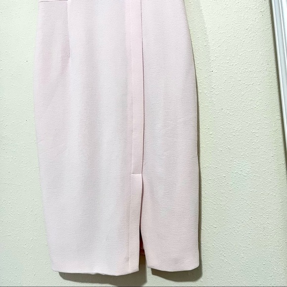 WHBM Blush V-NECK SLEEVELESS pencil DRESS womens size 2 - Picture 5 of 10
